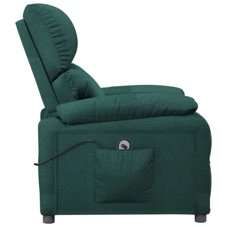 Fauteuil Vert foncé Tissu
