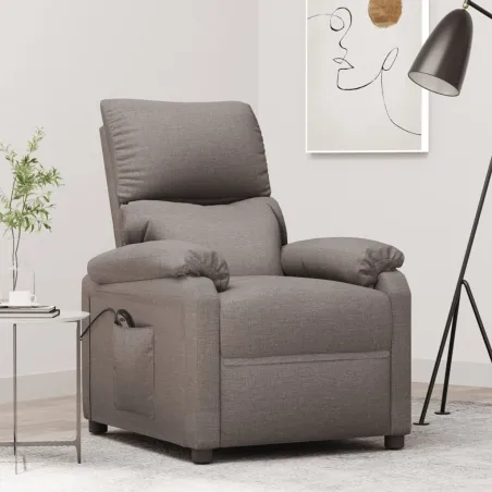 Fauteuil Taupe Tissu