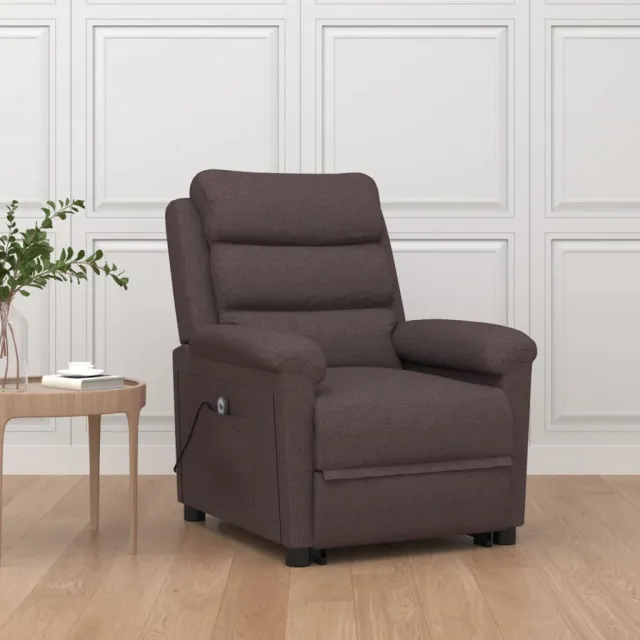 Fauteuil Marron foncé Tissu
