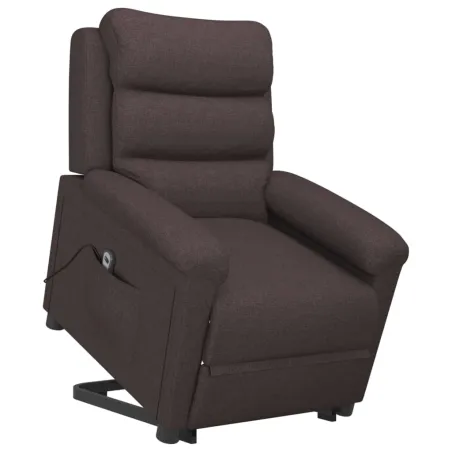 Fauteuil Marron foncé Tissu