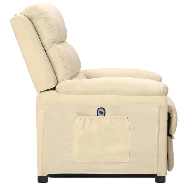 Fauteuil Crème Tissu