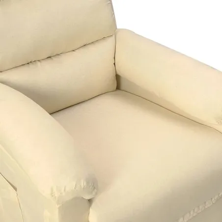 Fauteuil Crème Tissu