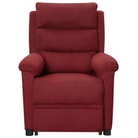 Fauteuil de massage Rouge bordeaux Tissu