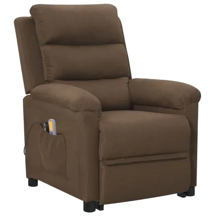 Fauteuil de massage Marron Tissu 2