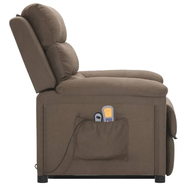 Fauteuil de massage Taupe Tissu
