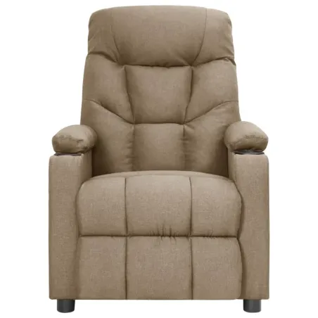 Fauteuil électrique de massage Taupe Tissu