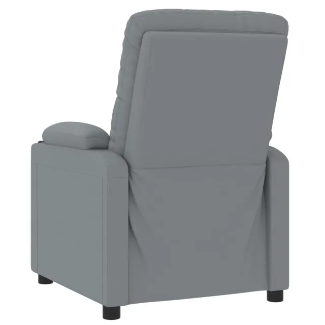 Fauteuil inclinable électrique Gris clair Tissu