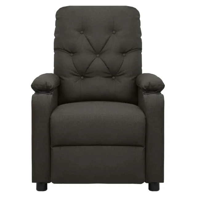 Fauteuil électrique de massage Taupe Tissu
