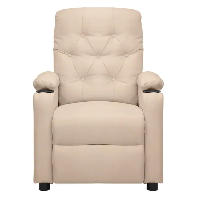 Fauteuil électrique de massage Crème Tissu
