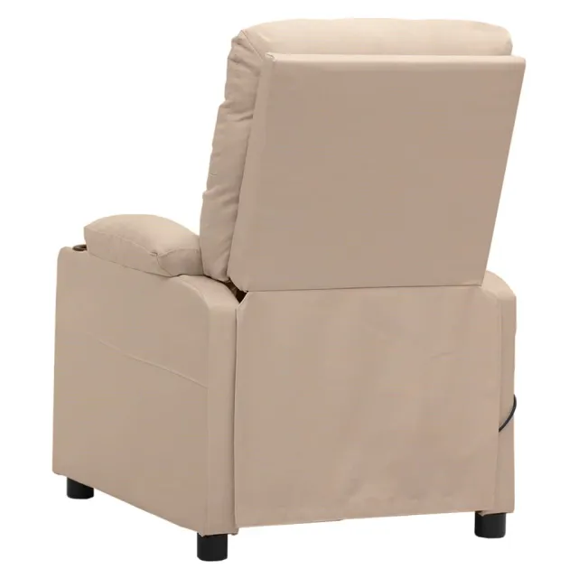 Fauteuil électrique de massage Crème Tissu