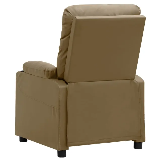 Fauteuil inclinable électrique Cappuccino Similicuir