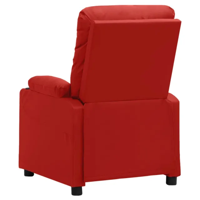 Fauteuil inclinable électrique Rouge bordeaux Similicuir