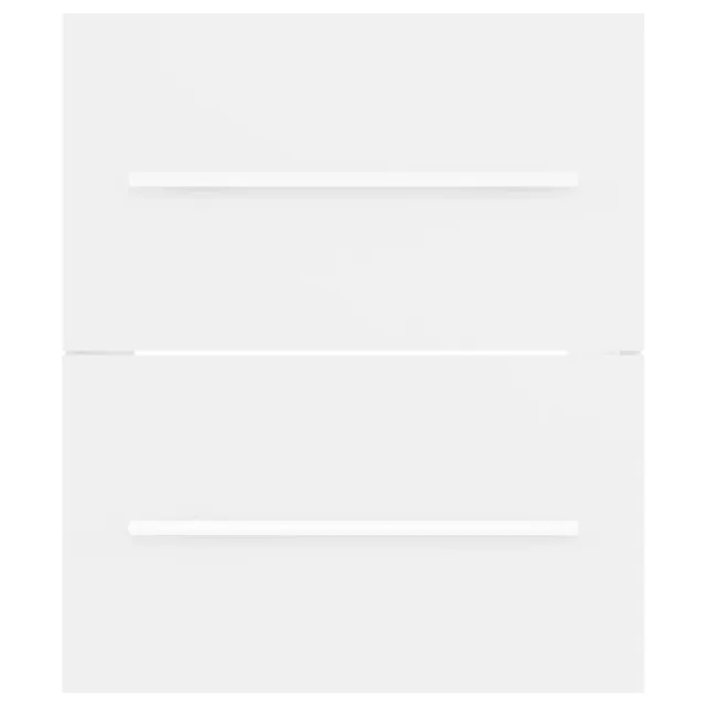 Armoire d'évier avec lavabo intégré Blanc Aggloméré