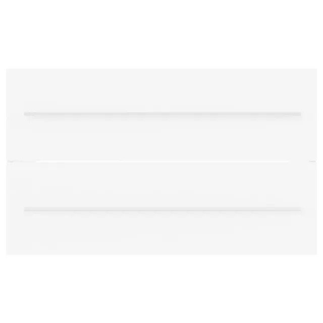 Armoire d'évier avec lavabo intégré Blanc Aggloméré