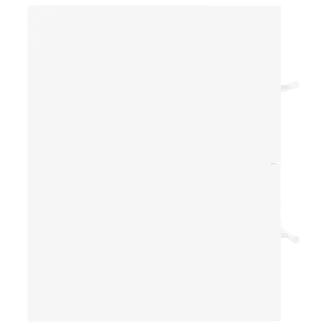 Armoire d'évier avec lavabo intégré Blanc Aggloméré