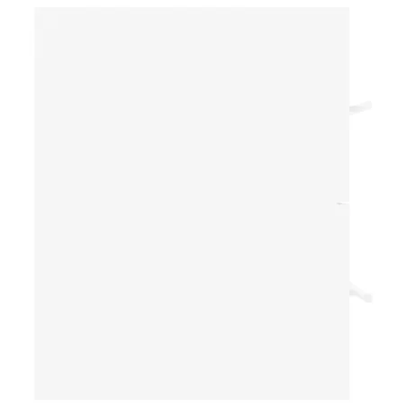 Armoire d'évier avec lavabo intégré Blanc Aggloméré