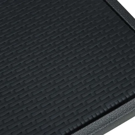 Ensemble à manger de jardin 7 pcs Noir