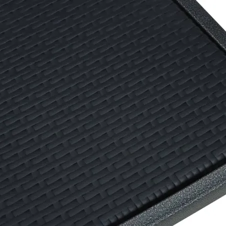 Ensemble à manger de jardin 3 pcs Noir