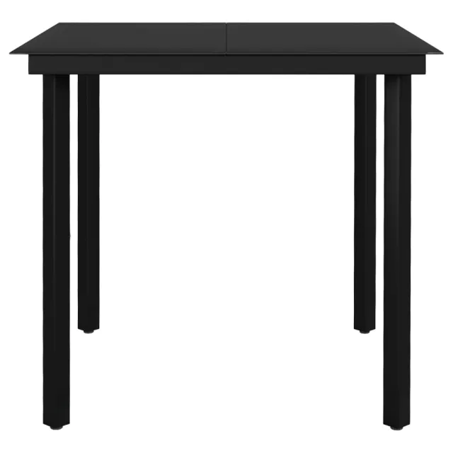 Ensemble à manger de jardin 3 pcs Marron