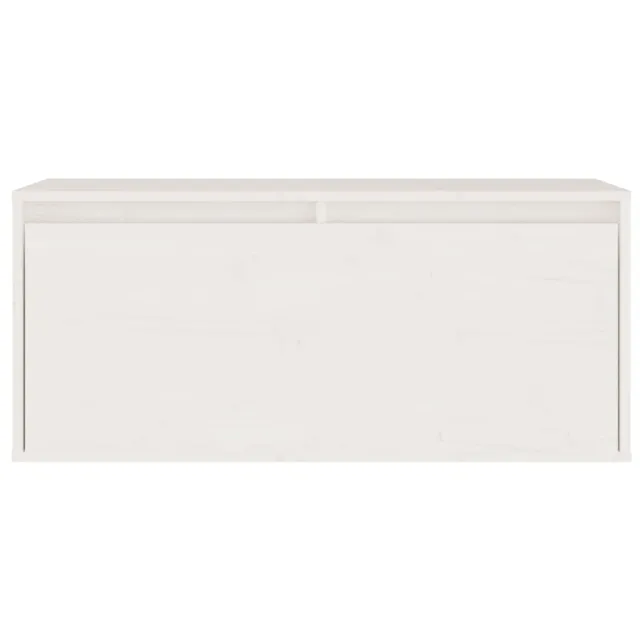 Meubles TV 2 pcs Blanc Bois massif de pin