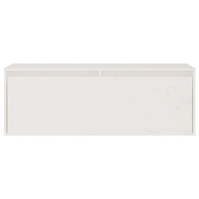 Meubles TV 2 pcs Blanc Bois massif de pin