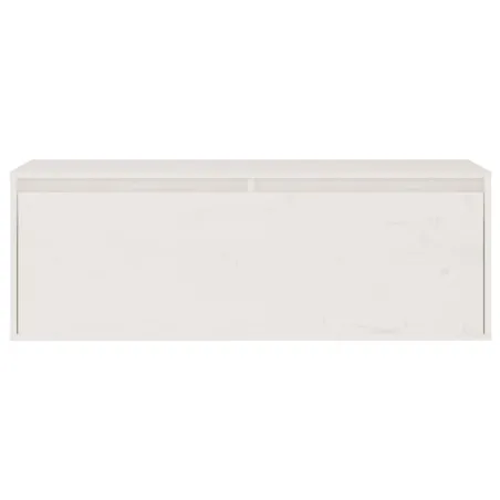 Meubles TV 2 pcs Blanc Bois massif de pin