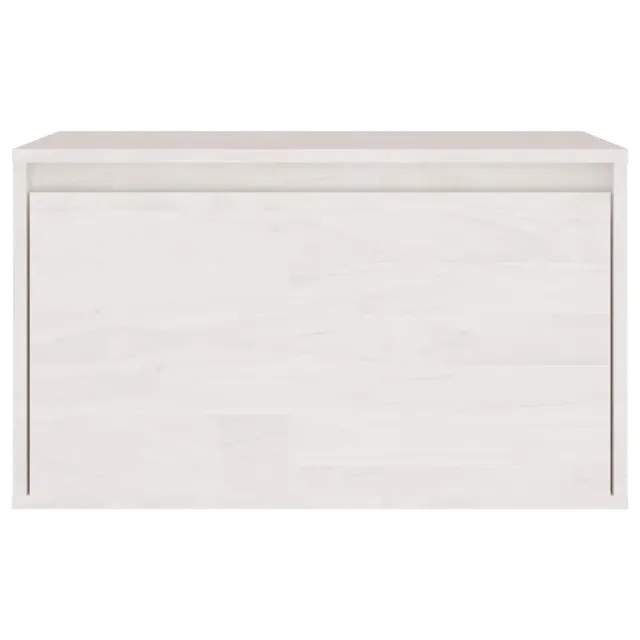 Meubles TV 3 pcs Blanc Bois massif de pin