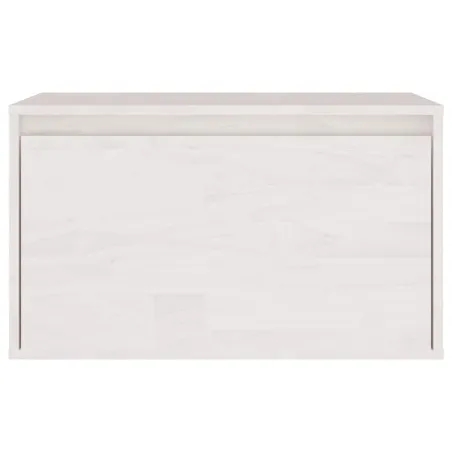 Meubles TV 3 pcs Blanc Bois massif de pin
