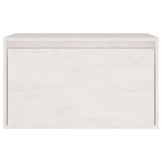 Meubles TV 3 pcs Blanc Bois massif de pin