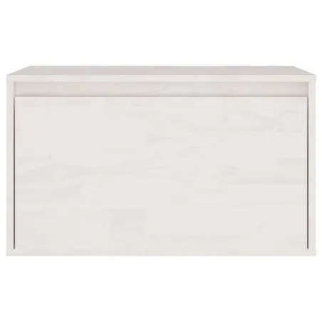 Meubles TV 3 pcs Blanc Bois massif de pin