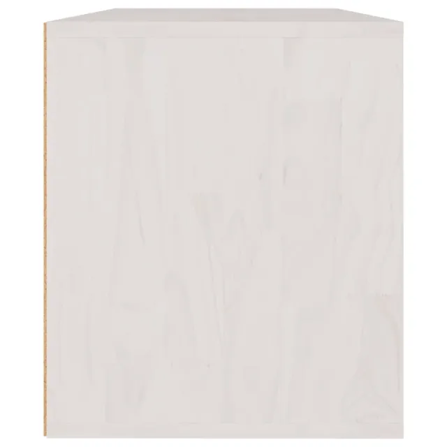 Meubles TV 3 pcs Blanc Bois massif de pin