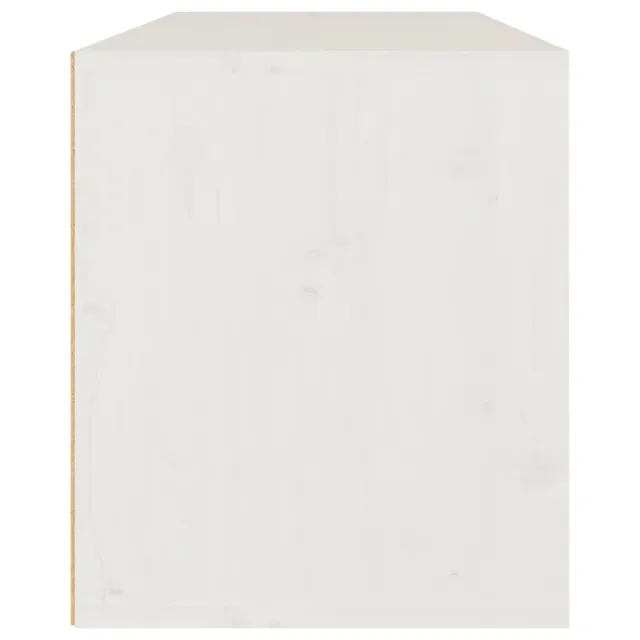 Meubles TV 3 pcs Blanc Bois massif de pin