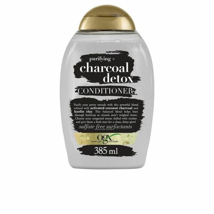 Après-shampooing OGX Charcoal Detox Exfoliant Purifiant Charbon actif