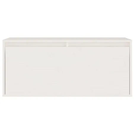 Meubles TV 4 pcs Blanc Bois massif de pin