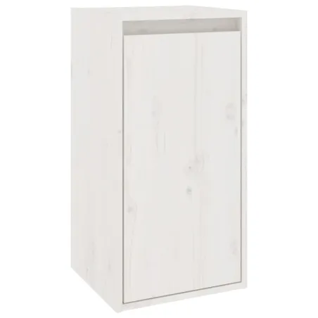 Meubles TV 2 pcs Blanc Bois massif de pin