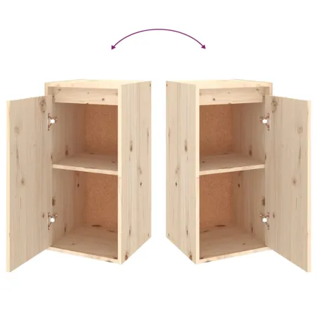 Meubles TV 3 pcs Bois massif de pin