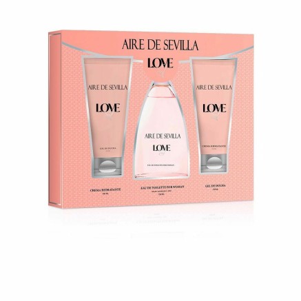 Cofanetto Profumo Donna Aire de Sevilla Love 3 Pezzi