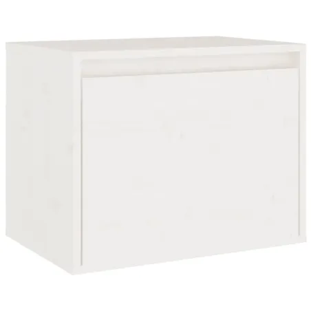 Meubles TV 6 pcs Blanc Bois massif de pin