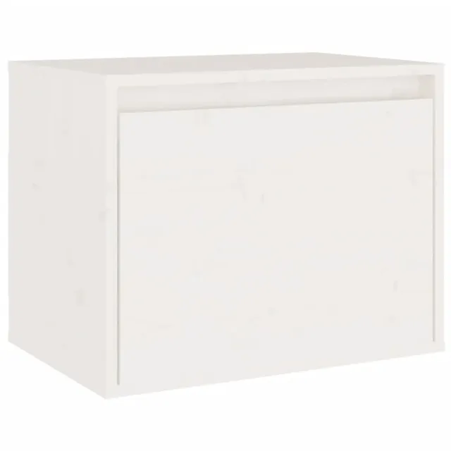 Meubles TV 7 pcs Blanc Bois massif de pin