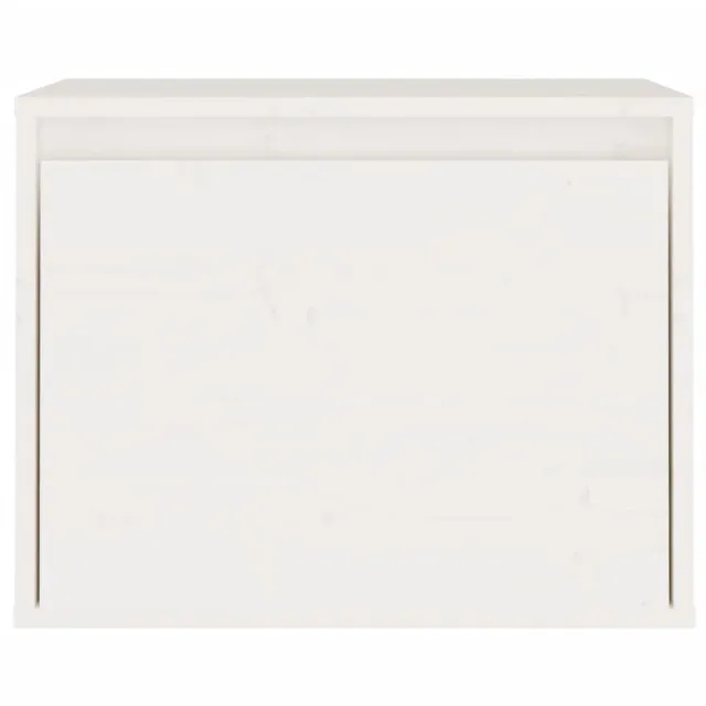 Meubles TV 7 pcs Blanc Bois massif de pin