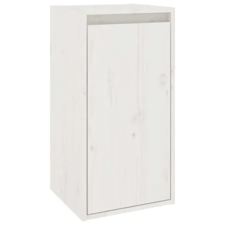 Meubles TV 4 pcs Blanc Bois massif de pin