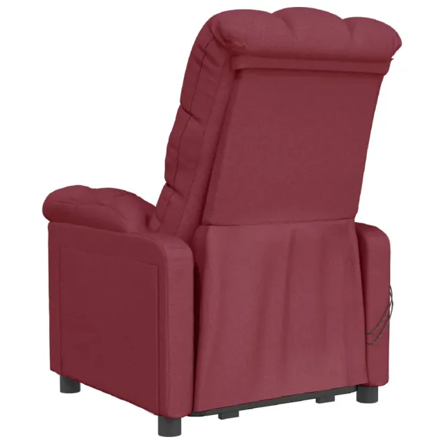 Fauteuil de massage Rouge bordeaux Tissu