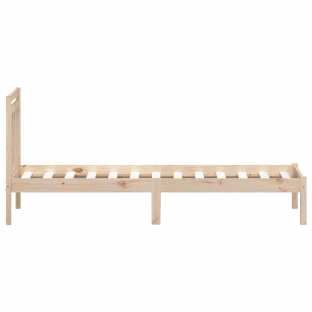 Cadre de lit sans matelas bois massif 100x200 cm