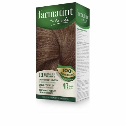 Permanente Kleur Farmatint 4r-Castaño Cobrizo Gel