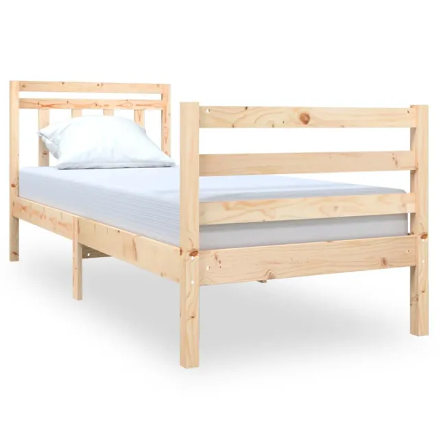 Cadre de lit sans matelas bois massif