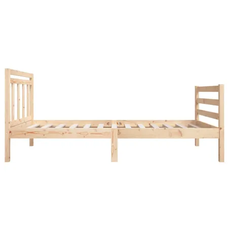 Cadre de lit sans matelas bois massif