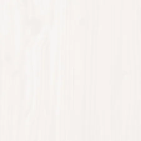 Cadre de lit Blanc Bois massif 160x200 cm