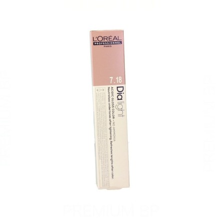 Permanente Kleur L'Oreal Professionnel Paris Dia Light Nº 7,18 Geen a
