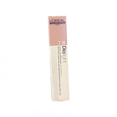 Dauerfärbung L'Oreal Professionnel Paris Dia Light Nº 7,18 Ohne Ammo