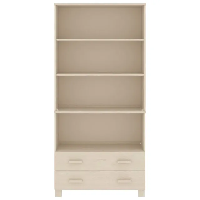 Buffet HAMAR Bois massif de pin Marron miel